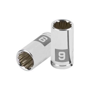 Dado de 9 mm 12 puntas cuadro 1/4 Truper 100981