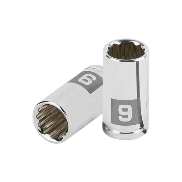 Dado de 9 mm 12 puntas cuadro 1/4 Truper 100981
