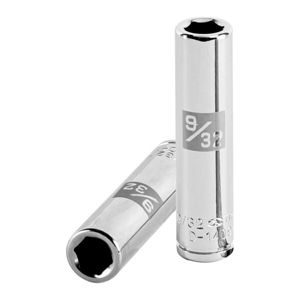 Dado largo de 9/32 6 puntas cuadro 1/4 Truper 13183