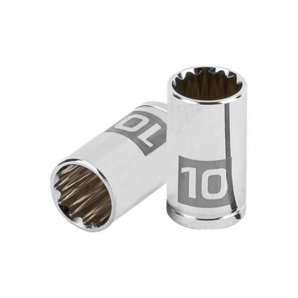 Dado de 10 mm 12 puntas cuadro 1/4 Truper 100982