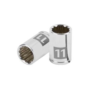 D-1411-BM.jpg Dado de 11 mm 12 puntas cuadro 1/4 Truper 100984
