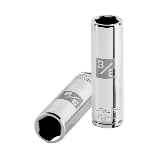Dado largo de 3/8 6 puntas cuadro 1/4 Truper 13186