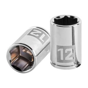D-1412-M.jpg Dado de 12 mm 6 puntas cuadro 1/4 Truper 13174