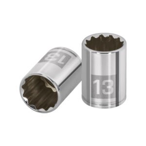 D-1413-BM.jpg Dado de 13 mm 12 puntas cuadro 1/4 Truper 100987