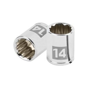 D-1414-BM.jpg Dado de 14 mm 12 puntas cuadro 1/4 Truper 100953