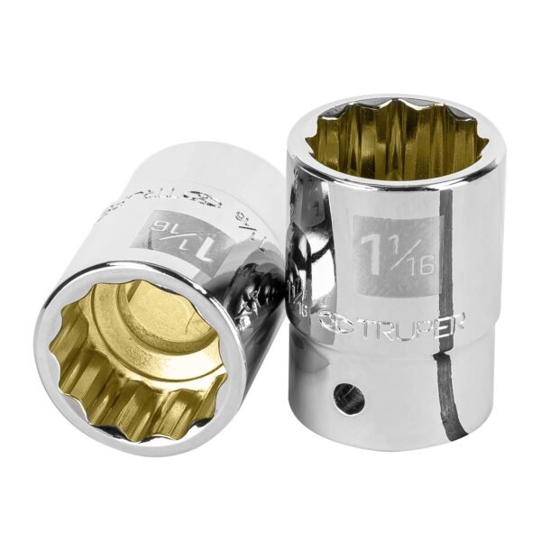 Dado de 1-1/16 12 puntas cuadro 3/4 Truper 13855