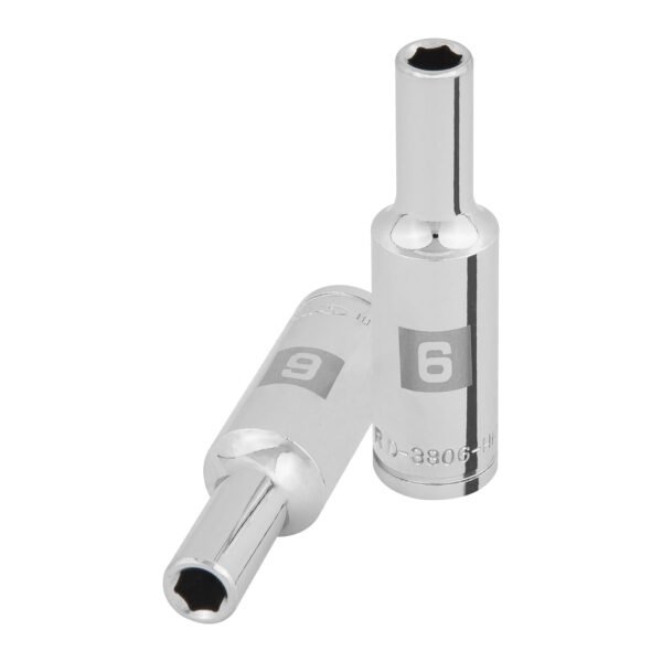 Dado largo de 6 mm 6 puntas cuadro 3/8 Truper 100991