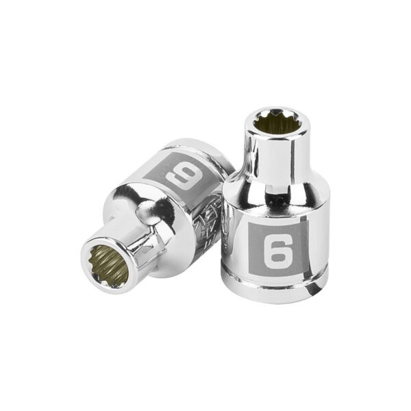 Dado de 6 mm 12 puntas cuadro 3/8 Truper 100996