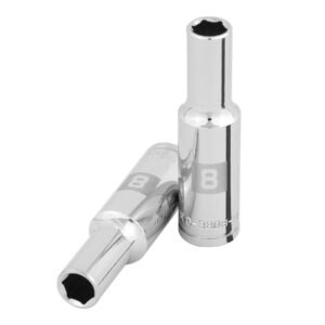 Dado largo de 8 mm 6 puntas cuadro 3/8 Truper 100993