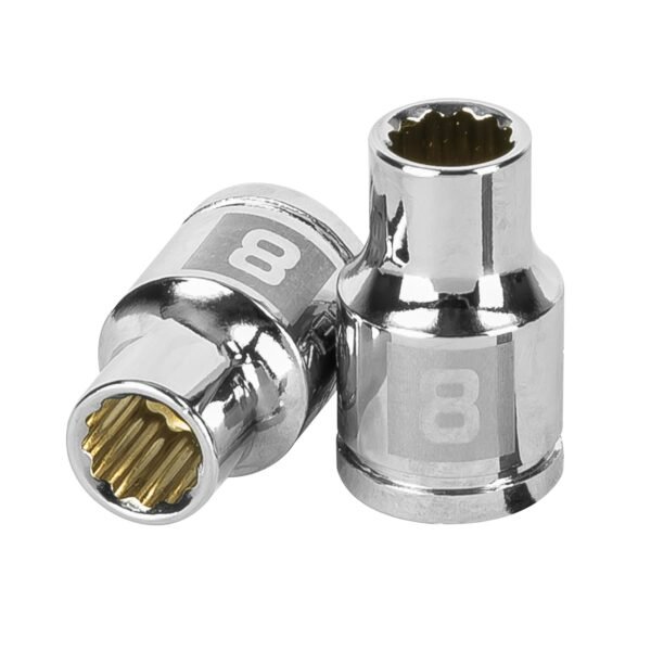 Dado de 8 mm 12 puntas cuadro 3/8 Truper 13628