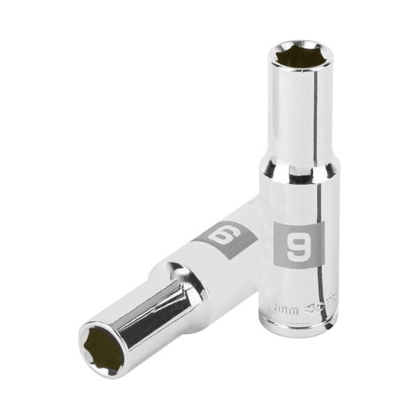 Dado largo de 9 mm 6 puntas cuadro 3/8 Truper 100994