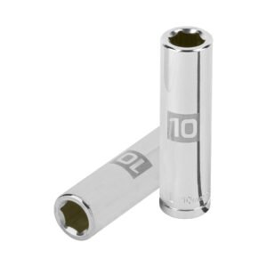 Dado largo de 10 mm 6 puntas cuadro 3/8 Truper 13770