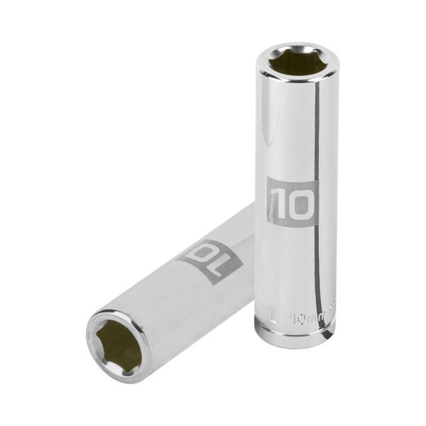 Dado largo de 10 mm 6 puntas cuadro 3/8 Truper 13770