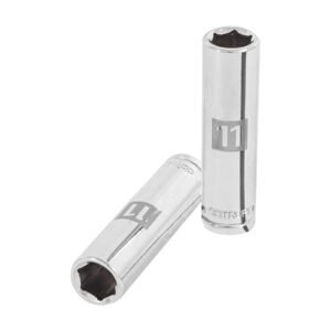Dado largo de 11 mm 6 puntas cuadro 3/8 Truper 13771