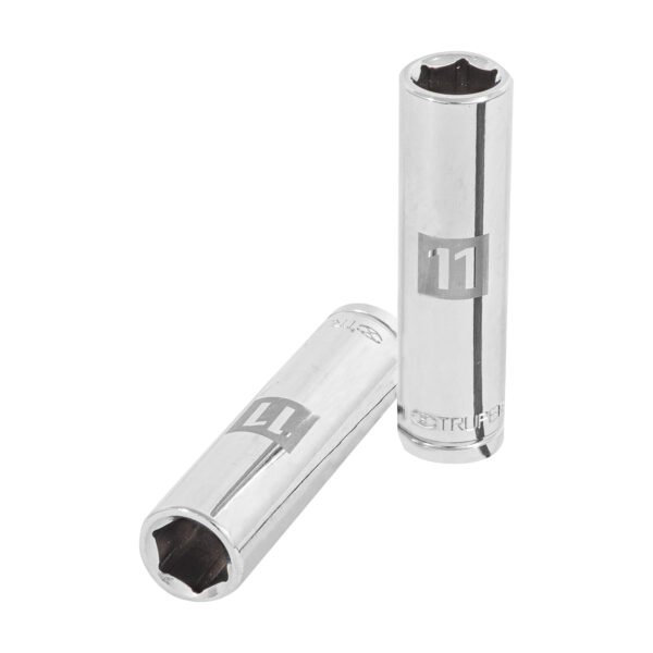 Dado largo de 11 mm 6 puntas cuadro 3/8 Truper 13771