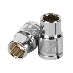 Dado de 3/8 12 puntas cuadro 3/8 Truper 13582