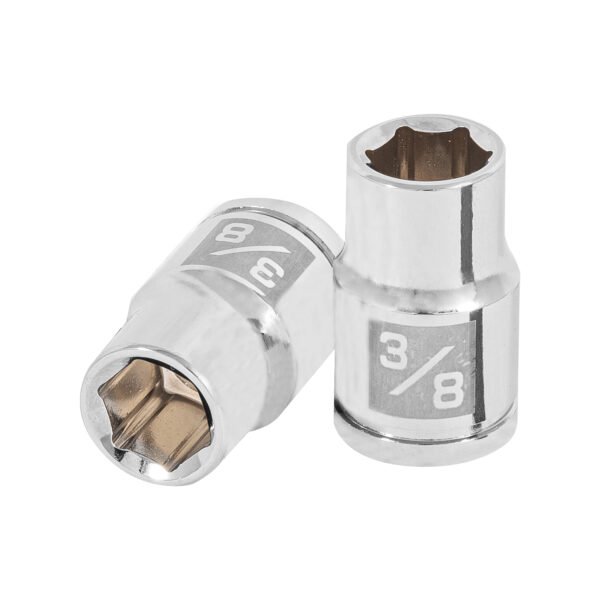 Dado de 3/8 6 puntas cuadro 3/8 Truper 13607