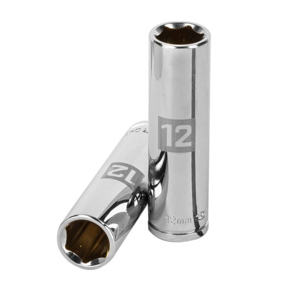 Dado largo de 12 mm 6 puntas cuadro 3/8 Truper 13772