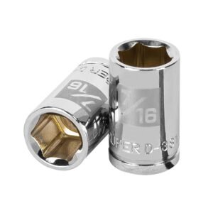 Dado de 7/16 6 puntas cuadro 3/8 Truper 13608