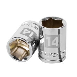 D-3814-HM.jpg Dado de 14 mm 6 puntas cuadro 3/8 Truper 13678