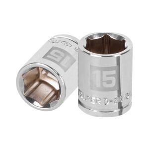 D-3815-HM.jpg Dado de 15 mm 6 puntas cuadro 3/8 Truper 13679