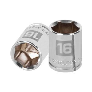 D-3816-HM.jpg Dado de 16 mm 6 puntas cuadro 3/8 Truper 13680