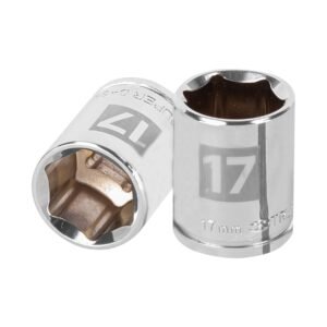 D-3817-HM.jpg Dado de 17 mm 6 puntas cuadro 3/8 Truper 13681