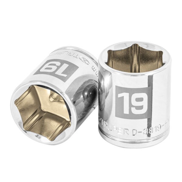 Dado de 19 mm 6 puntas cuadro 3/8 Truper 13683