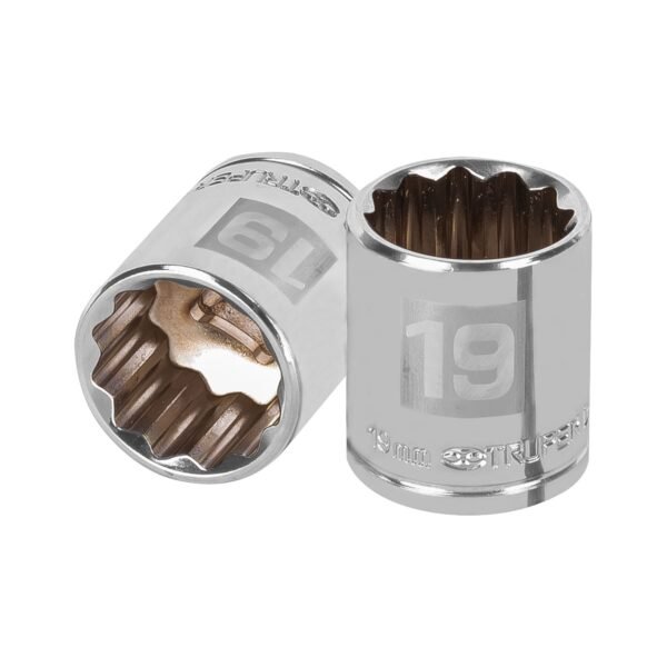 Dado de 19 mm 12 puntas cuadro 3/8 Truper 13639