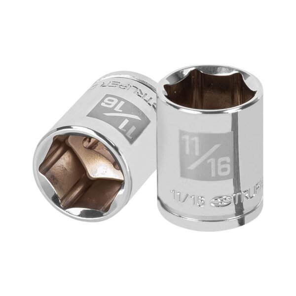 Dado de 11/16 6 puntas cuadro 3/8 Truper 13612
