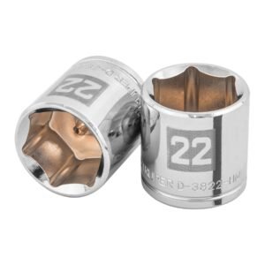 Dado de 22 mm 6 puntas cuadro 3/8 Truper 13686