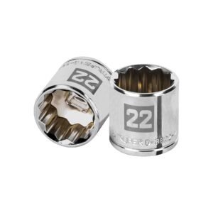 Dado de 22 mm 12 puntas cuadro 3/8 Truper 13642