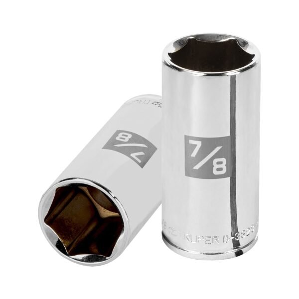 Dado largo de 7/8 6 puntas cuadro 3/8 Truper 13720
