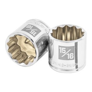 D-3830.jpg Dado de 15/16 12 puntas cuadro 3/8 Truper 13591