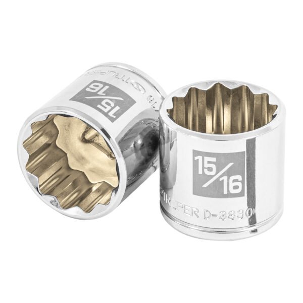 Dado de 15/16 12 puntas cuadro 3/8 Truper 13591