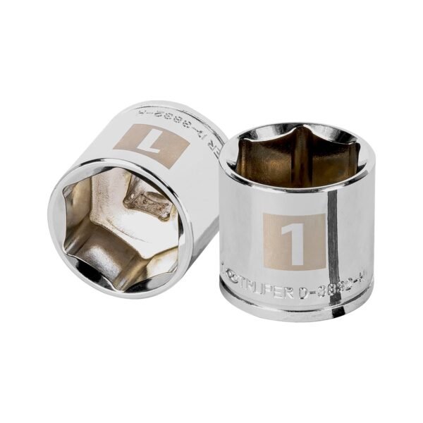 Dado de 1 6 puntas cuadro 3/8 Truper 13617
