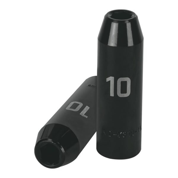 Dado largo cuadro 1/2 de impacto 6 puntas de 10 mm Truper 12422