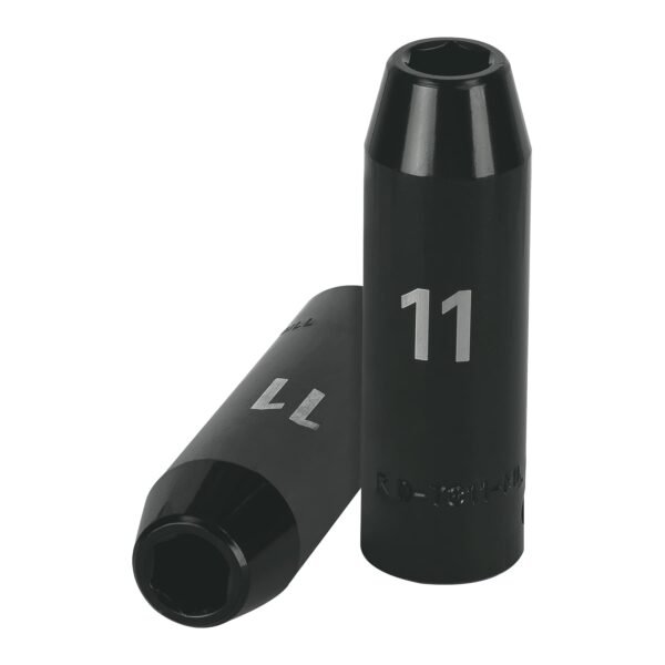 Dado largo cuadro 1/2 de impacto 6 puntas de 11 mm Truper 12423