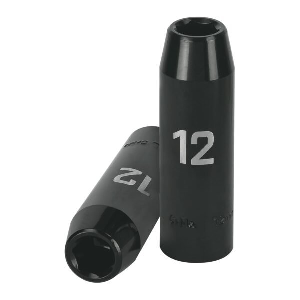 Dado largo cuadro 1/2 de impacto 6 puntas de 12 mm Truper 12424
