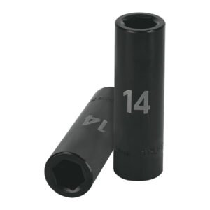 Dado largo cuadro 1/2 de impacto 6 puntas de 14 mm Truper 12426