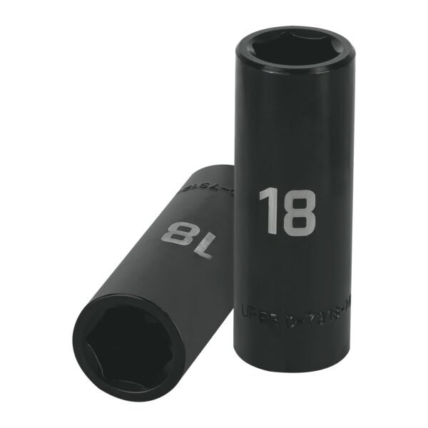 Dado largo cuadro 1/2 de impacto 6 puntas de 18 mm Truper 12430