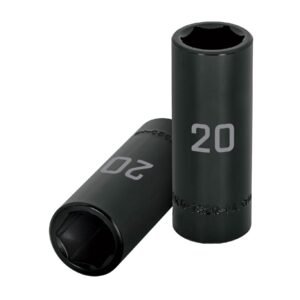 Dado largo cuadro 1/2 de impacto 6 puntas de 20 mm Truper 12432