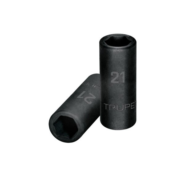 Dado largo cuadro 1/2 de impacto 6 puntas de 21 mm Truper 12433