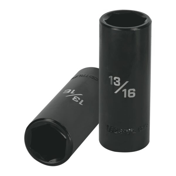 Dado largo impacto de 13/16 6 puntas cuadro 1/2 Truper 13393