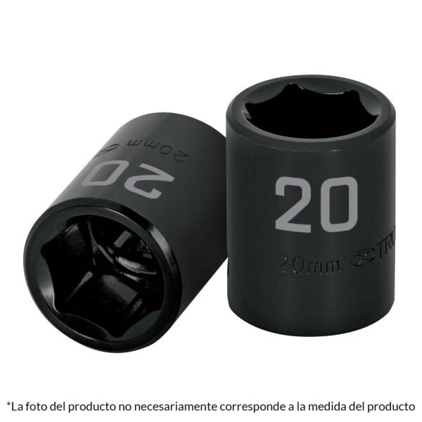 Dado cuadro 1/2 de impacto 6 puntas de 10 mm Truper 12410