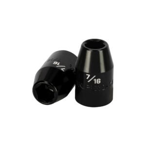 Dado de impacto de 7/16 6 puntas cuadro 1/2 Truper 13376