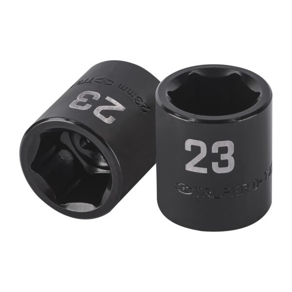 Dado de impacto de 23 mm 6 puntas cuadro 1/2 Truper 100896