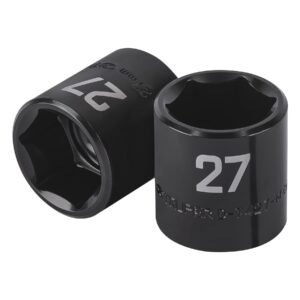 Dado de impacto de 27 mm 6 puntas cuadro 1/2 Truper 100920