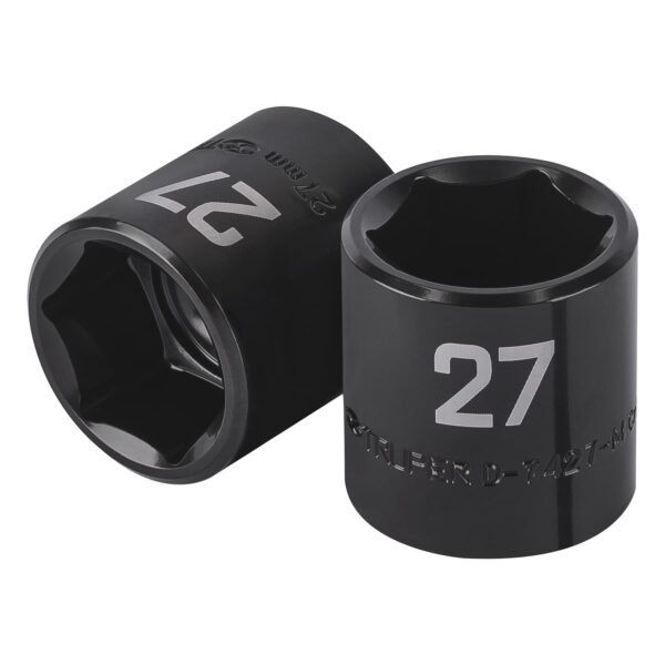 Dado de impacto de 27 mm 6 puntas cuadro 1/2 Truper 100920