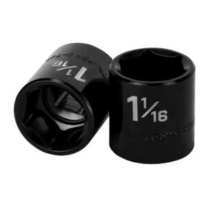 Dado de impacto de 1-1/16 6 puntas cuadro 1/2 Truper 13397